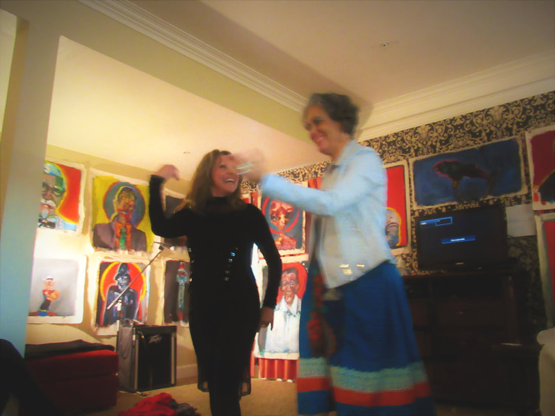 Patricia Maldonado interpretive dance performance at the Lafayette Hotel with Alessandra Moctezuma