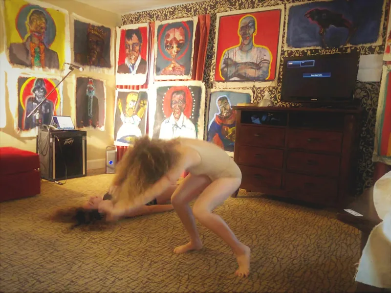 Niara Eustace dance performance at the Lafayette Hotel 