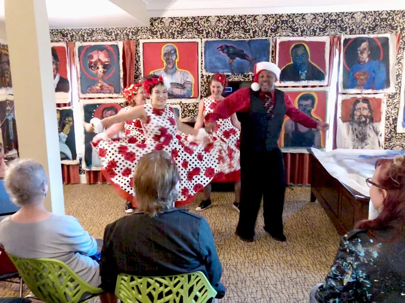 Flavor Company Dance performance at the Lafayette Hotel 