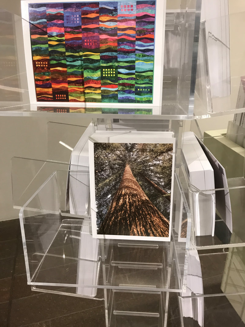 Redwood Tree 2: Our roots are Interlocked by Eric Wong Postcard sold through the de Young Museum store for the de Young Open 2023 exhibition