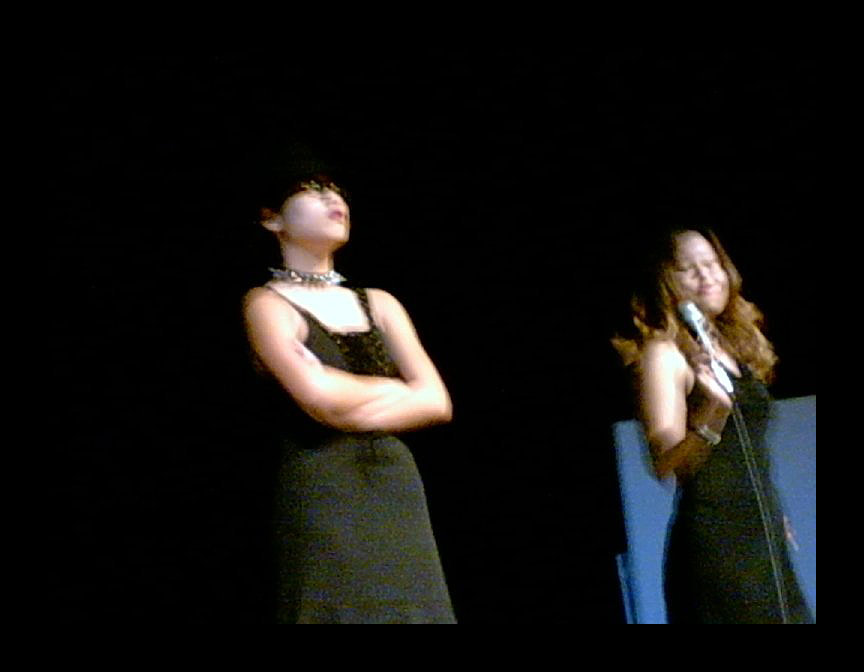 Tiffany G. Vinson and Zoe Bauer performance at Eastlake High School